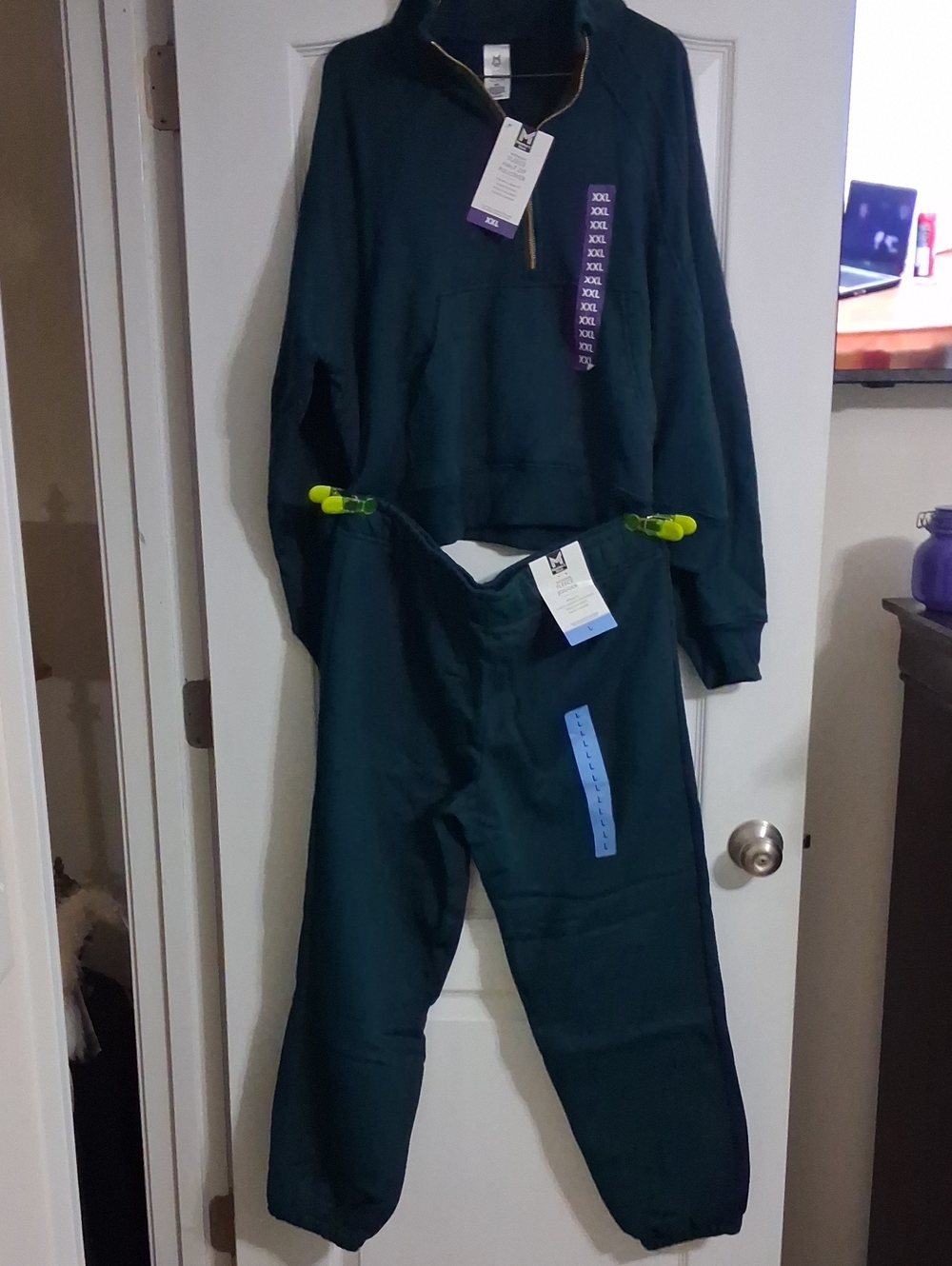 Women's Deep Teal Pull-On Jogger Pants & Pullover Hoodie